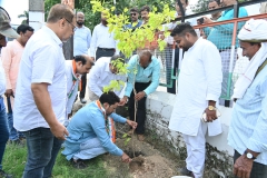 To promote the  Govt. Of UP program "Vrihad Vriksha Ropan" ; Azamgarh MP Dinesh Lal Yadav Nirahua planted a tree in the college premises on the occasion of Independence day.